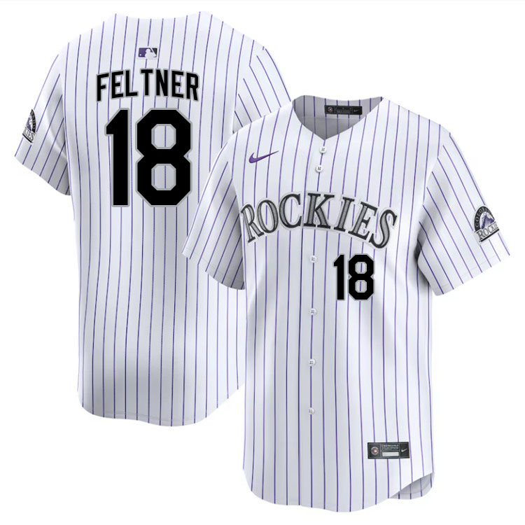 Ryan Feltner Colorado Rockies Jersey,Uniforms,Gears Stitched-White